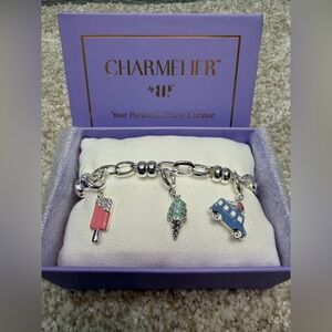 Bomb Party BP Charmelier BR97238 Drive-In Delights Charm Bracelet